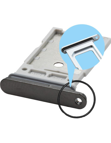 Bandeja SIM Doble MMOBIEL para Samsung Galaxy S24 Ultra - Negro