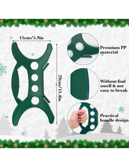 Soporte de Almacenamiento de Cables YUNVI 10 Pcs 15x29 cm