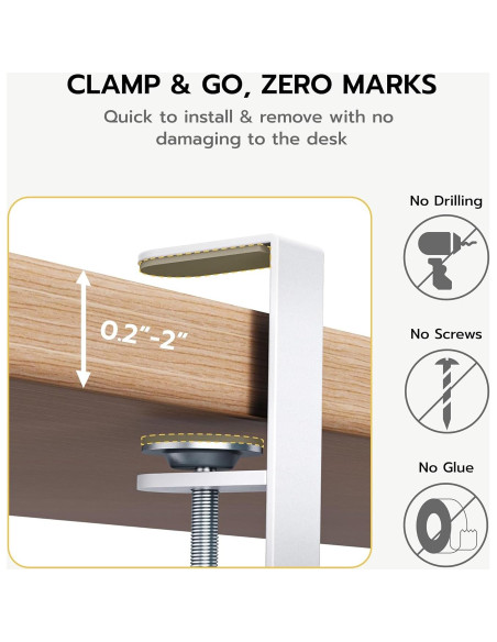 Bandeja de Gestión de Cables ARES Extensible 43-73 cm Blanca