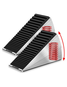 2 Cuñas de Puerta de Metal Mzsyxxm Antideslizantes 76 mm