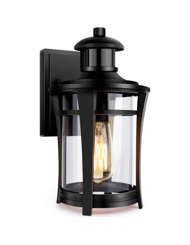 Lamomo Lámpara de Pared Exterior con Sensor de Movimiento 3 Modos