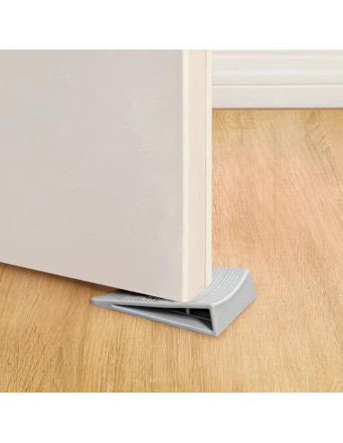 Topes de puerta Optish 3 paquetes antideslizantes gris