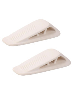 Tapones de Goma Fursafe&Q para Puertas - 2 Paquete Blanco