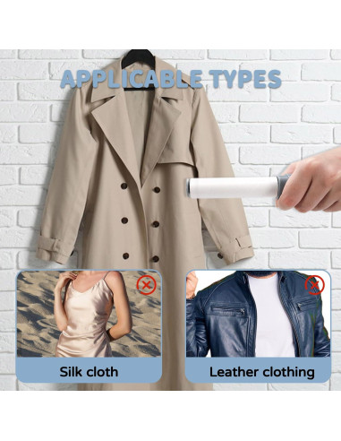 Mini Rodillo Quitapelusas LELE LIFE Azul con 5 Recambios 200 Hojas