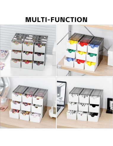 Organizador de Cajones Pequeños Yesesion 9 Cajones Plástico