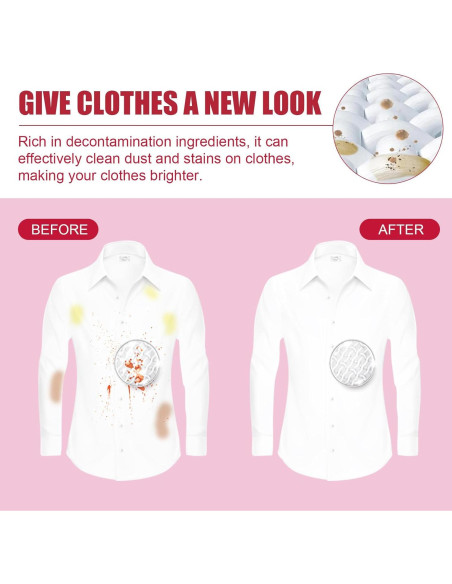 Toallitas Húmedas Quitamanchas A1 - 20 Unidades para Ropa y Más