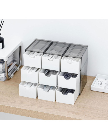 Organizador de Cajones Pequeños Yesesion 9 Cajones Plástico