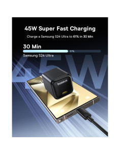 Cargador Rápido USB-C Baseus 45W con Cable - Paquete de 2 2