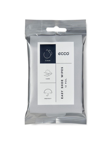 Toallitas de Limpieza para Zapatos ECCO Easy Wipes 12 Pzas