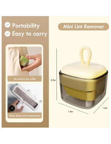 Rodillo de Pelusa Reutilizable LEZHUAN Verde 0.045 kg