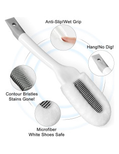 Cepillo de Limpieza Suave para Zapatos CHYEOLUA - Mango Largo 2