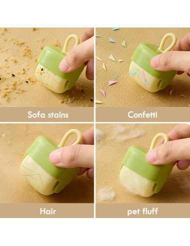 Rodillo de Pelusa Reutilizable LEZHUAN Verde 0.045 kg