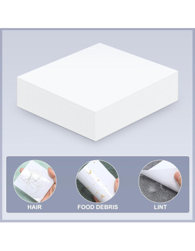 200 Hojas Adhesivas para Quitar Pelusa Affrolling 8x8 cm