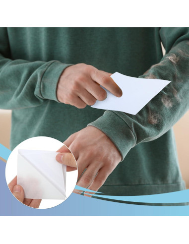 200 Hojas Adhesivas para Quitar Pelusa Affrolling 8x8 cm