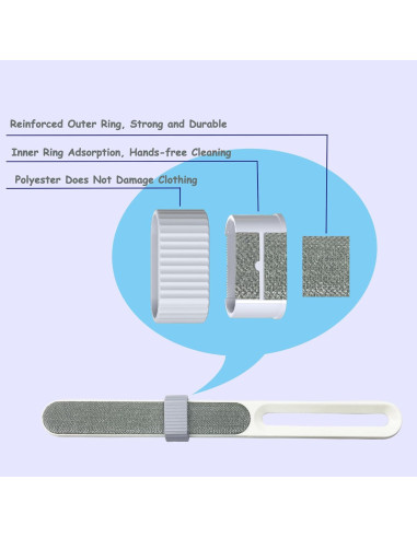 Cepillo Electroestático Autolimpiante Mlfklmkl para Pelo de Mascota