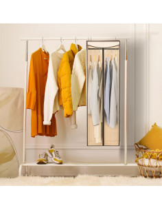 Bolsa Colgante de Ropa STORAGE MANIAC 2 Piezas Beige 144 cm 2