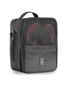 Bolsa de Zapatos de Viaje Uprimeasy 4 Pares Impermeable Negra