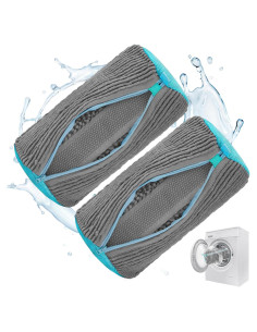 Bolsa de Lavado de Zapatos INNOCO - 2 Piezas Gris