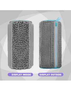 Bolsa de Lavado de Zapatos INNOCO - 2 Piezas Gris 2