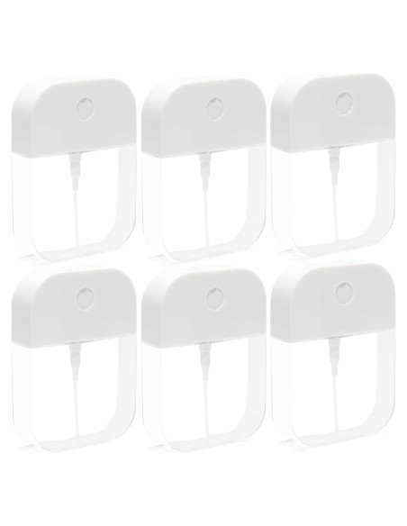 6 Botellas de Spray Transparentes Rimoev 38ml Recargables