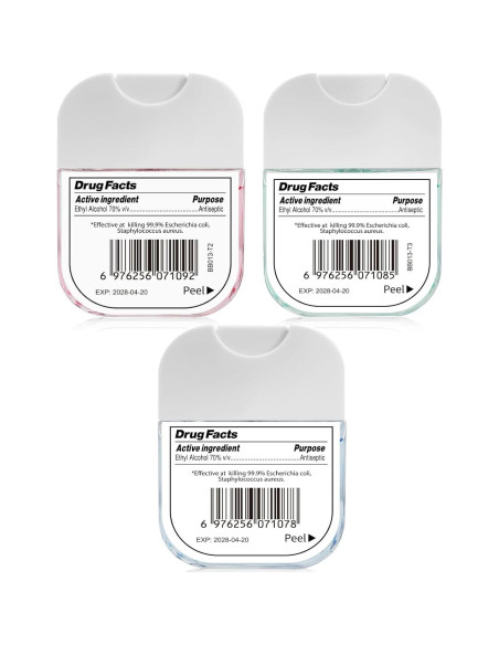 Spray Desinfectante de Manos Portátil Beautifier Life 3x30ml