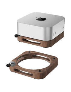 Soporte de Madera para Mac Mini M4/M4 Pro 2024 - HEWYIOS