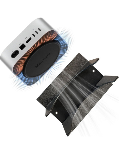 Soporte Vertical para Laptop Mac Mini M4 - Montaje Escritorio