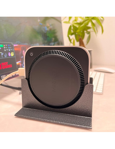 Soporte Vertical para Laptop Mac Mini M4 - Montaje Escritorio