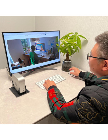 Soporte Vertical para Laptop Mac Mini M4 - Montaje Escritorio