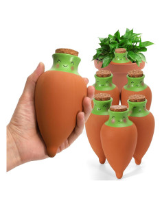 Juego de 6 Esferas de Riego de Terracota VICAMB 0.28L