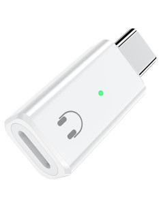 Adaptador de Auriculares Lightning a USB-C TiMOVO Blanco