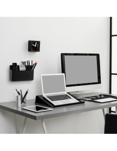 12 Soportes de Control Remoto Autoadhesivos CroBlissful Negro