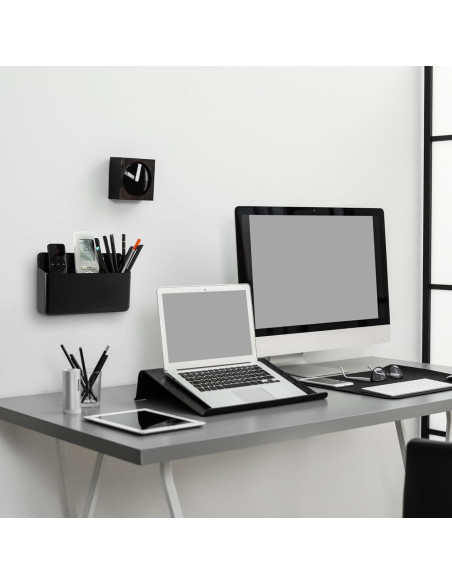 12 Soportes de Control Remoto Autoadhesivos CroBlissful Negro