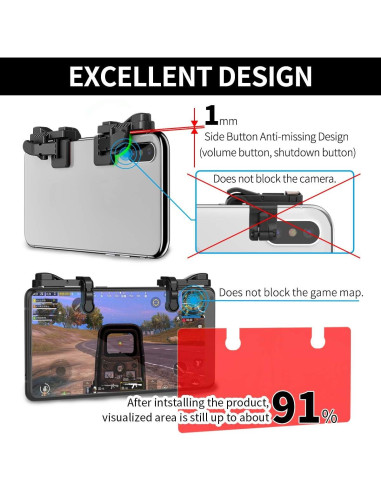 Controlador de Juegos Móvil IFYOO Z108 para iPhone y Android