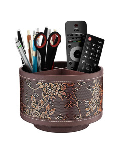 Soporte Organizador de Control Remoto Thipoten Cuero Sintético