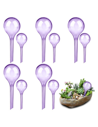 Esferas de Riego Automático LOCOLO 10 Piezas PVC Púrpura