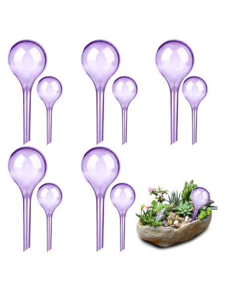 Esferas de Riego Automático LOCOLO 10 Piezas PVC Púrpura Esferas de Riego Automático LOCOLO 10 Piezas PVC Púrpura
