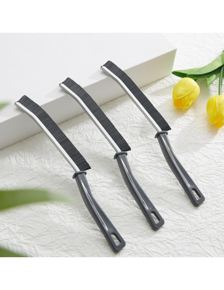 Juego de 3 Cepillos de Limpieza de Ranuras LSLCQW