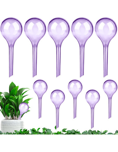 Esferas de Riego Automático LOCOLO 10 Piezas PVC Púrpura