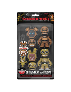 Funko Snaps! 2 Pack Freddy Fazbear y Springtrap - 8.9 cm