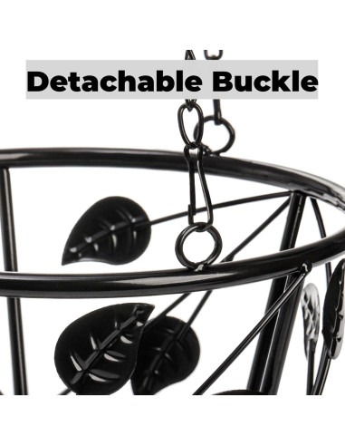 Soporte de Planta Colgante Goaste 2 Piezas Metal 68.58 cm