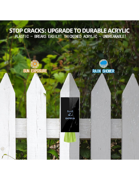 Dispensador de Bolsas de Excremento de Perro BAYFUN Negro