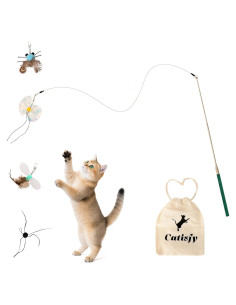 Juguete Interactivo para Gatos Catisfy BioBugs con 4 Recargas