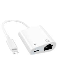 Adaptador Ethernet RJ45 2 en 1 Untvie para iPhone/iPad