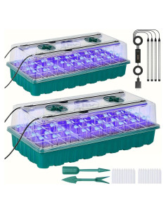 Bandeja de Inicio de Semillas Shenzhen Danzhilin 72 Celdas con Luz LED