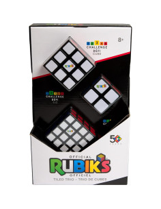 Trío de Cubos Rubik Spin Master 2x2, 3x3 y 4x4 - Rompecabezas 2