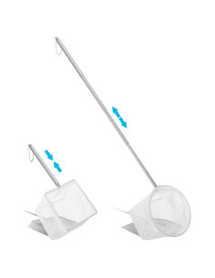 Redes para Peces de Acuario Tyqour 2 Pcs Extensibles 13.5-40.1 cm