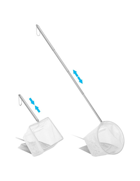 Redes para Peces de Acuario Tyqour 2 Pcs Extensibles 13.5-40.1 cm