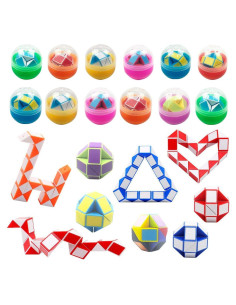 Anditoy 12 Huevos de Pascua con Mini Cubo de Serpiente Juguete