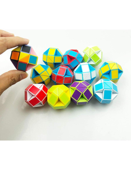 Anditoy 12 Huevos de Pascua con Mini Cubo de Serpiente Juguete